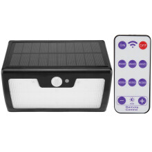 Outdoor Solar Lights, Ultra Bright Lights with Rechargeable Lithium Ion Battery and Sensitive PIR Motion Inductor for Wide Angle Illumination and