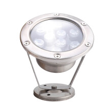 Luzes subaquáticas de LED para festas, casa, jardim e fontes. Refletores submersíveis à prova d'água com mudança de cor RGB, suporte ajustável