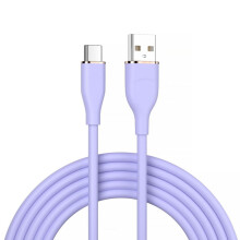 Flytande silikondatakabel Typ-C66W supersnabb laddning, kompatibel med Samsung, kompatibel med iPhone och andra protokoll