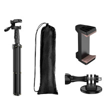 Tripé para celular, bastão de selfie para smartphone, tripé dobrável alto para fotografia /Live /