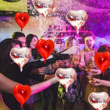 Balony w kształcie serca, balony foliowe w kształcie serca, balony miłosne, balony walentynkowe na ślub, dekoracje na wieczór panieński,