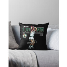 Capas de almofada NOVAS com a assinatura vintage retrô do lendário jogador de basquete Larry Bird, estilo rap dos anos 80/90.