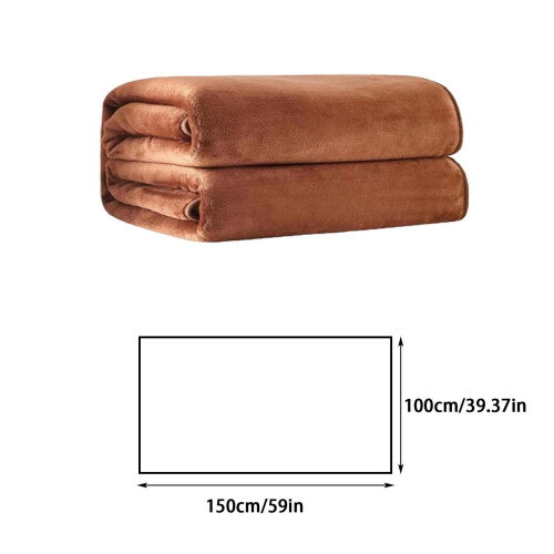 100 x 150 cm Superweiche, warme Fleecedecke, Überwurf, Sofadecke, Bettdecke 2