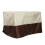 Capa impermeável empilhável para cadeiras de varanda, capa grossa para móveis de exterior, tamanho 31x38x35 polegadas (bege) 3