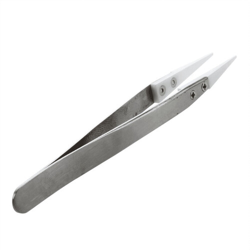 3X Ceramic Tweezers - Heat - Pointed Tip 1