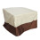 Capa impermeável empilhável para cadeiras de varanda, capa grossa para móveis de exterior, tamanho 31x38x35 polegadas (bege) 6