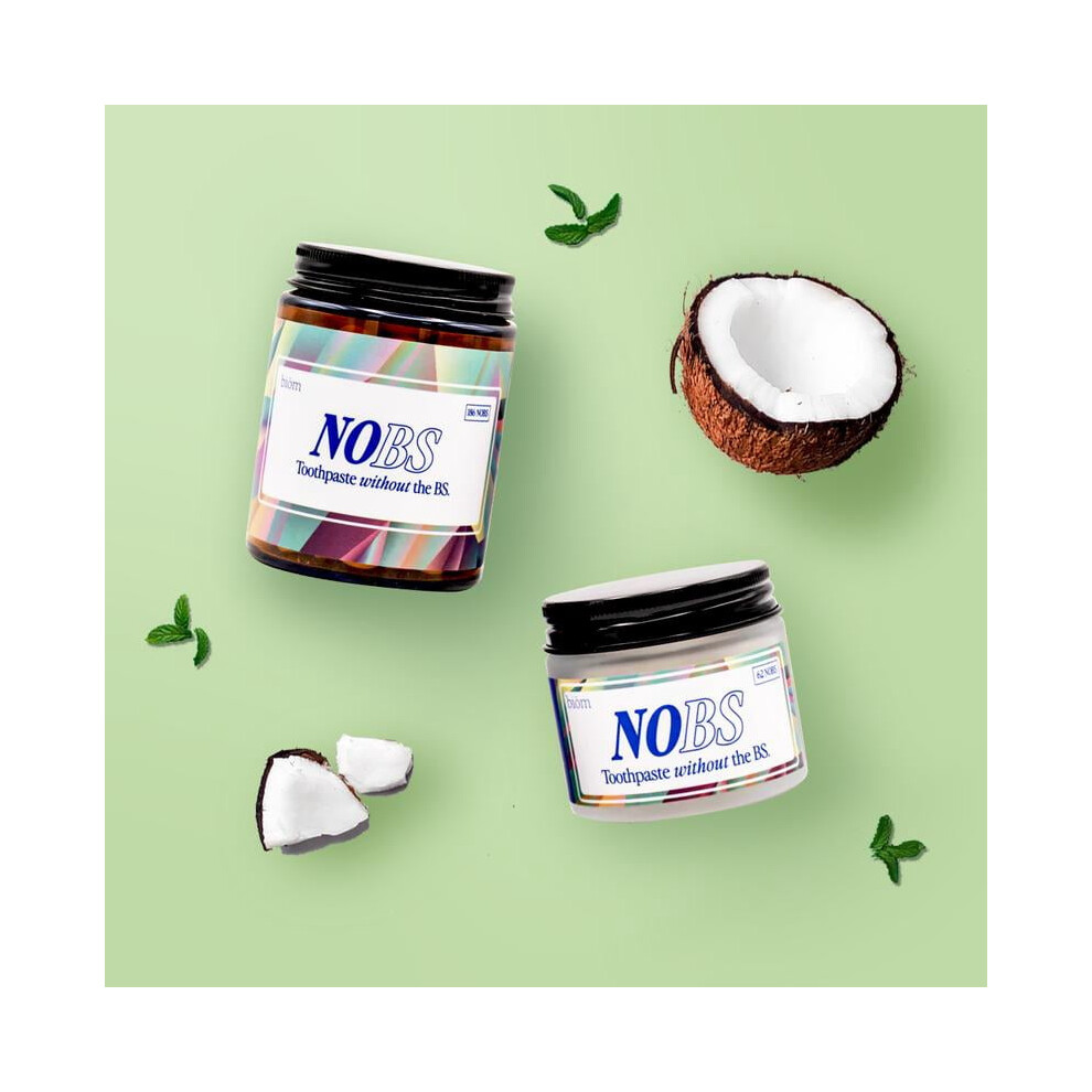 NOBS Toothpaste Tablets - Remineralize with NHA, 186 Tablets (3 month supply)