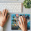 Μονόχρωμο Mouse Pad με ραμμένη άκρη, αντιολισθητική βάση από καουτσούκ, πλενόμενο 5