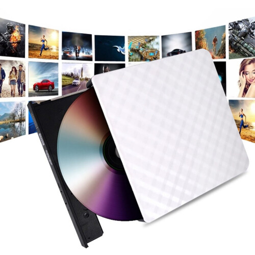 jixopn USB3.0 Εξωτερικός εγγραφέας DVD Εγγραφέας Συσκευή αναπαραγωγής CD/DVD ROM Οπτική 1