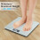 Ψηφιακή ηλεκτρονική ζυγαριά μπάνιου Ktaxon180KG με οθόνη LCD και έξυπνο βάρος σώματος 2