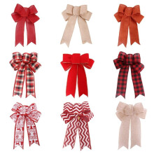 Weihnachtsbaumschleife zum Aufhängen, dekorative Schleife für Zuhause, Weihnachtsbaumschmuck, Neujahrsdeko, Geschenkverpackung