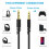 FZFLZDH Replacement Volume Control Audio Cord Cable for ASTRO A10 A40 A40TR Gaming Headset 2
