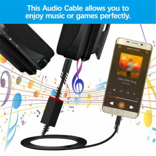 FZFLZDH Replacement Volume Control Audio Cord Cable for ASTRO A10 A40 A40TR Gaming Headset 2