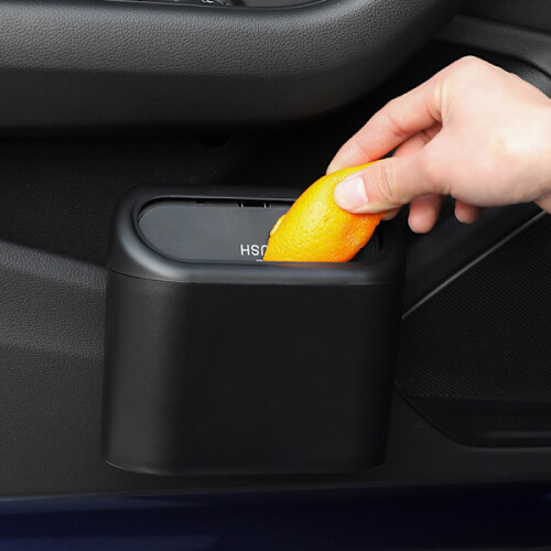 Car waste bin Black