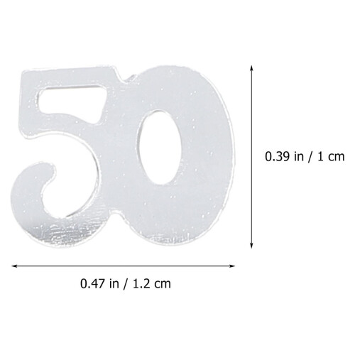 Eease 50th Anniversary Confetti for Party Table Decoration 1