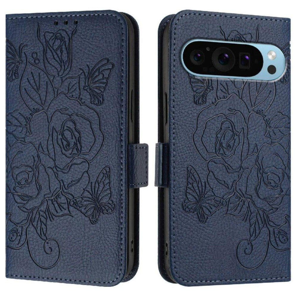 Case For Google Pixel 9 Pro 5G Magnetic Wallet Pu Leather With Credit Card Slot 9004841110226