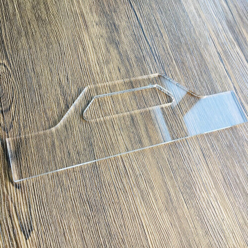 Charcuterie Board Handle Router Template Clear Acrylic for Woodworking Briefcase Style 2
