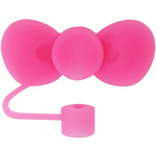 Cute Rose Bow LeakProof Silicone Straw Cover Cap Accessory for Stanley Cup 40oz and 30oz