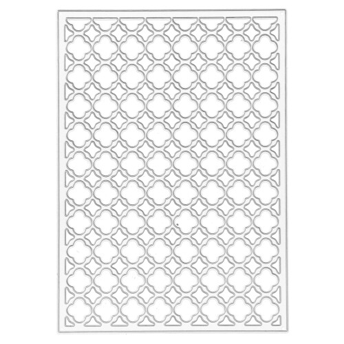 Εργαλεία Scrapbooking DIY με μεταλλικές κοπές, ανάγλυφα χαρτιά σε σχέδιο πλαισίου από