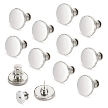 Adjustable Pants Buttons High Quality Metal No Sew Jean Button Replacement Kit Tool Free Card Slot Design Firm Adjuster For Jeans Pants Shirts