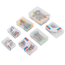 Quilting Pins Assorted Colors 500PCS Environmentally Friendly Flower Head Decorative Flat Head Sewing Pins For Dressmaker Craft Projects Easy To Store