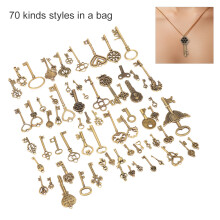 DIY-Schmuckset mit Anhängern, Anhänger aus Edelstahl-ähnlicher Legierung mit Vintage-Finish, elegantes Design, trendiger Anhänger für