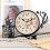 Retro Style Clock for Your Space, Silent Sweeping Movement Ensures Peaceful Environment 2