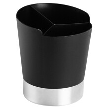 Stainless Steel 3Grid Straw Holder with Drainage Hole, Large Capacity Organizer for Coffee Bar