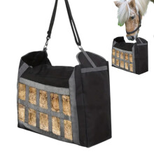 Hay Feeder Bag Waterproof Oxford Cloth Heavy Duty Slow Feed Design for Horses Cattle Livestock