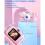 Câmera rosa para crianças, câmera digital de 2 polegadas para crianças, brinquedo digital. 5