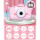 Câmera rosa para crianças, câmera digital de 2 polegadas para crianças, brinquedo digital. 4
