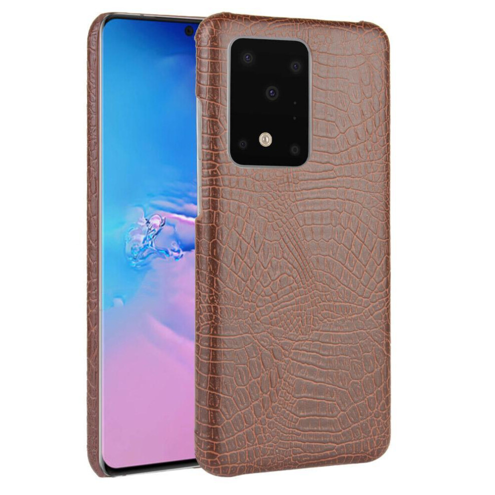 Stylish Classic Case For Compatible With Samsung Galaxy S20 Ultra Protective Cover Classic Alligator Fashion Anti Scratch Compatibility 9164030712775