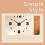 2Sets Clocks Modern Frameless Wall Chiming High Torque Movement Hands Pointer 3