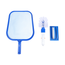 Eease HEMOTON Pool Cleaning Set - Skimmer, Brush, Net for Fast Debris Removal