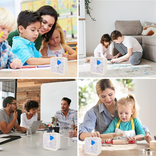 60-Minute Visual for Kids, Time Management Tool Study Classroom , Pomodoro with Silent Operation Green 1