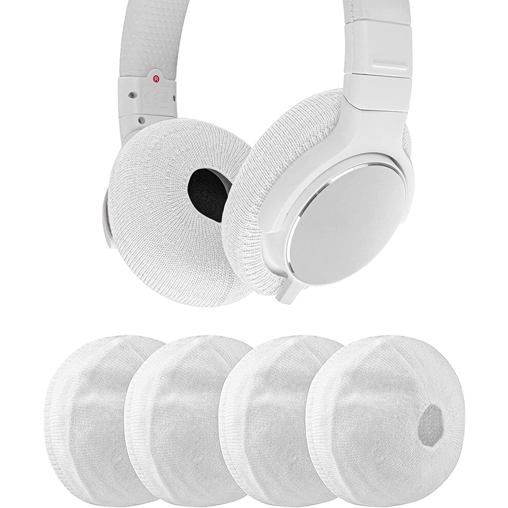 2 Pairs Knit Fabric Headphones Ear Covers/Washable & Stretchable Sanitary Earcup Protectors For On-Ear 9164030852075