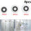 8Pcs Replacement Shower Door Roller Runner Wheels Wheel Diameter 25mm 5