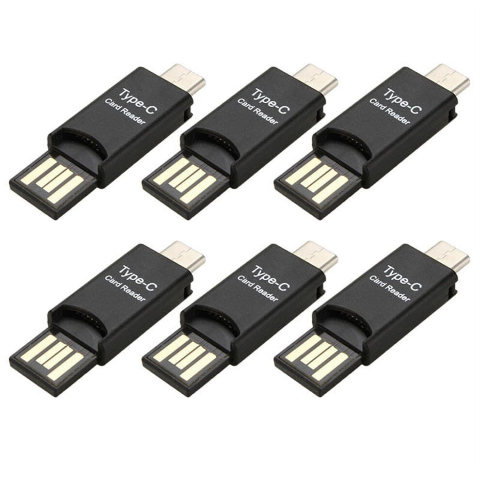 6X Usb 3.1 Type C Usb-C To -Sd Tf Card Reader Adapter For Pc Cellphone 9482828340987