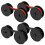 4Pcs Universal Typewriter Ribbon Twin Spool Replacement for Most (Black-Red,Black) 1