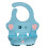 1pc Bib Silicone do Pháistí Bib Silicone do Leanaí, Bib Diner Silicone do Leanaí 1