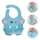 1pc Bib Silicone do Pháistí Bib Silicone do Leanaí, Bib Diner Silicone do Leanaí 2