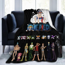 Manta de franela ultrasuave de ONE PIECE, manta cálida para viajes, camping, sofá, dormitorio, sala de estar, decoración, regalos