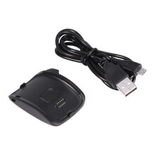 Nabíjacia kolíska Emoshayoga, plastová nabíjacia kolíska, nabíjačka pre R750Watch s káblom Micro USB