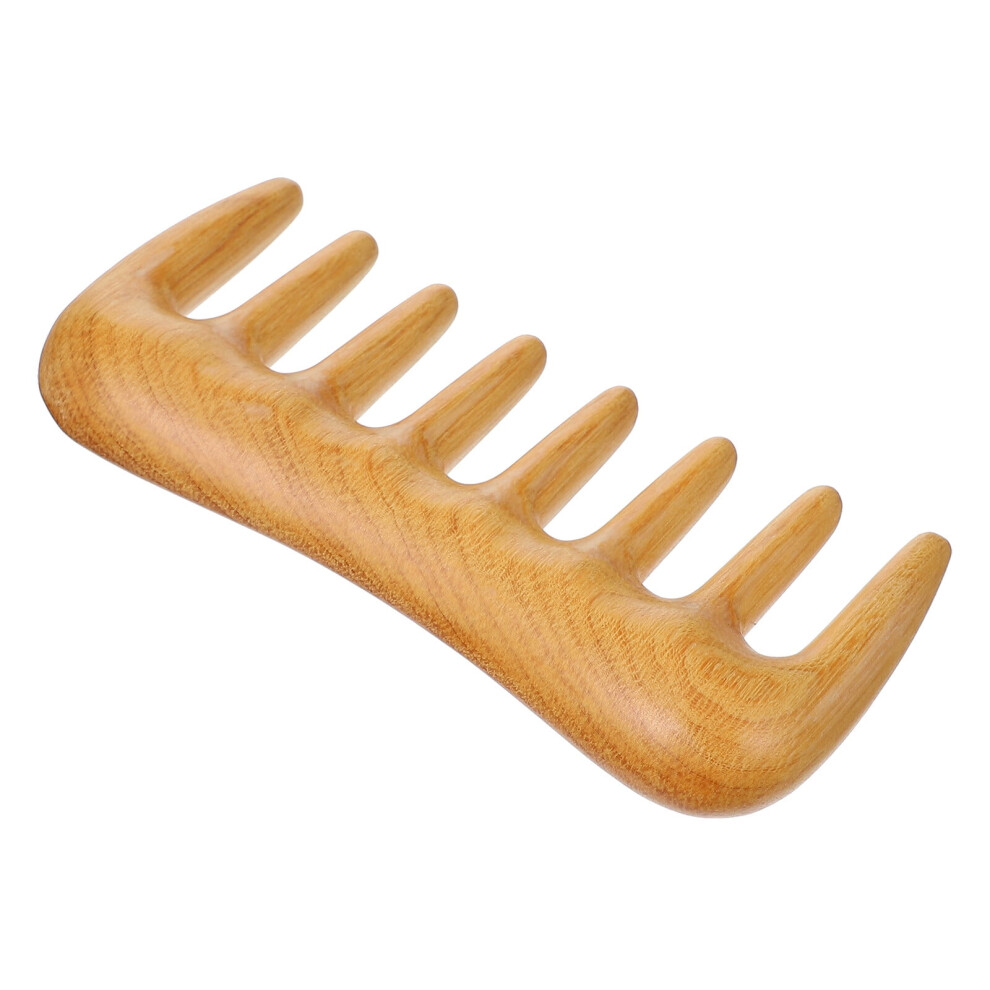Wooden Massage Comb Practical Hair Comb Household Comb Wide Tooth Comb