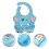 1pc Bib Silicone do Pháistí Bib Silicone do Leanaí, Bib Diner Silicone do Leanaí 3