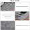 Set van 6 placemats, wasbare placemats, afveegbare placemats, set van 6 45x30cm 3