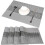 Set van 6 placemats, wasbare placemats, afveegbare placemats, set van 6 45x30cm 4