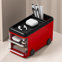 Organisateur de maquillage Kiplyki, boîte de rangement pour cosmétiques, mini-rangement de bureau pour fournitures de bureau, comptoir de salle de