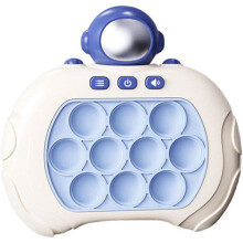 Mordely Pop It Game - Pop It Pro Light Up Game Quick Push Fidget Game Brown SPACE ASTRONAUT