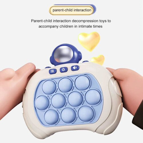Mordely Pop It Game - Pop It Pro Light Up Game Quick Push Fidget Game Καφέ ΔΙΑΣΤΗΜΙΚΟΣ ΑΣΤΡΟΝΑΥΤΗΣ 2